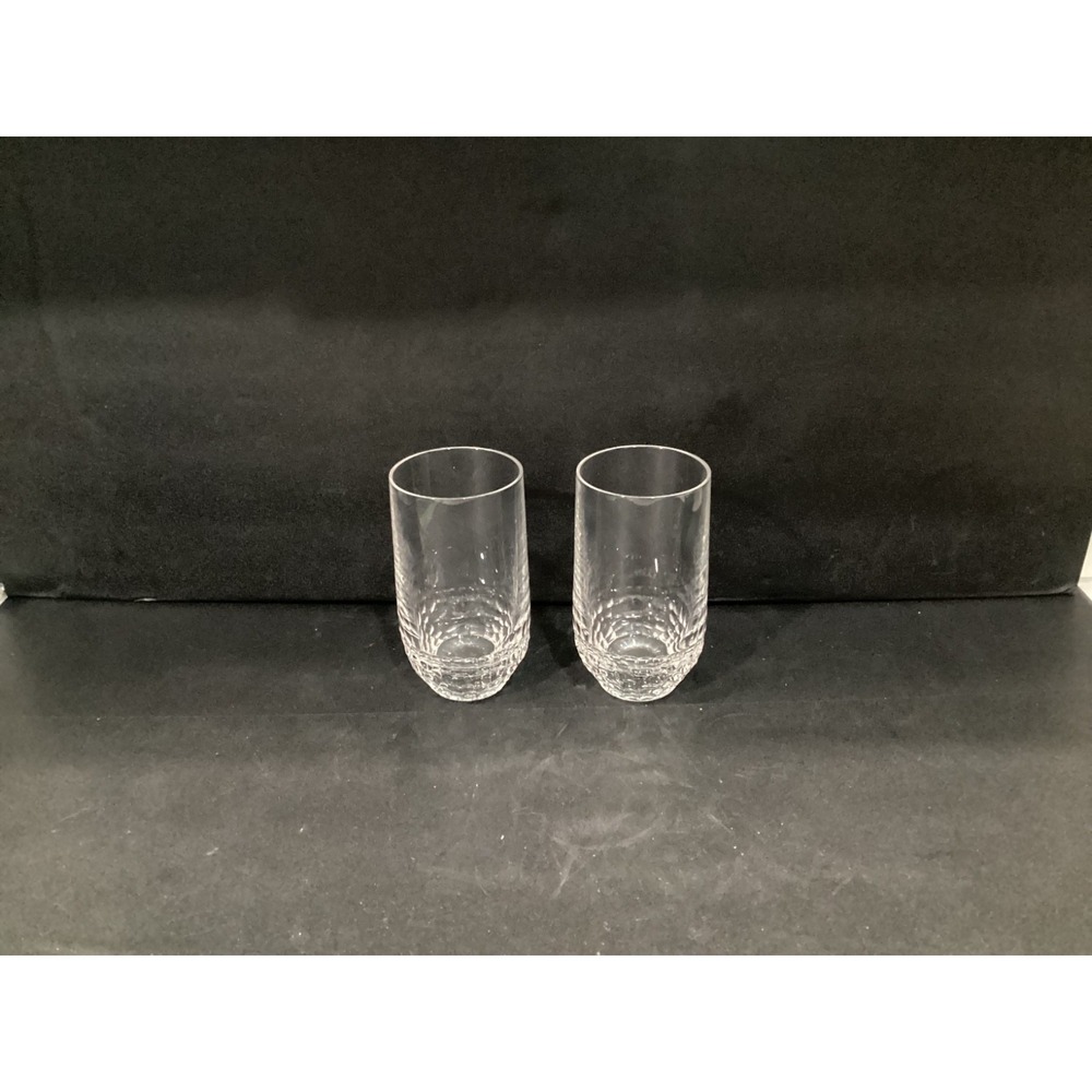 2 Mikasa Broadway Highball Water Juice‎ Glasses  5.5" Nachtmann
